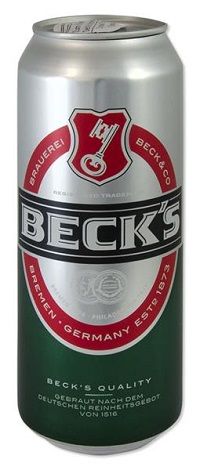 Versteckdosen, Becks Bier